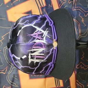 Findlay Hats Snapback Digger Metal Font Retail Sublimated Lightning Purple Black